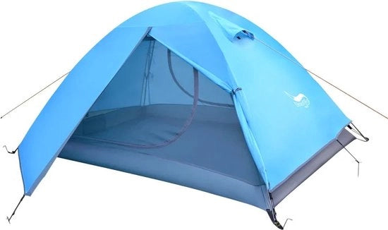 Tenda da Campeggio 2 Persone - 2 Livelli - Blu