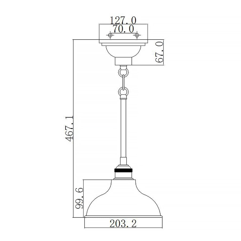 Lampada a sospensione metallo Cobson ottone E27 Kichler