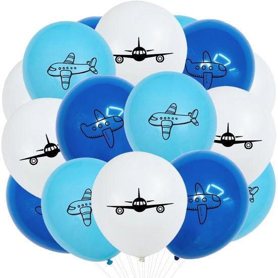 Palloni a elio in latex da 18 pezzi - palloni aerei - decorazione per feste - ecosostenibili - 30 cm - palloni per feste