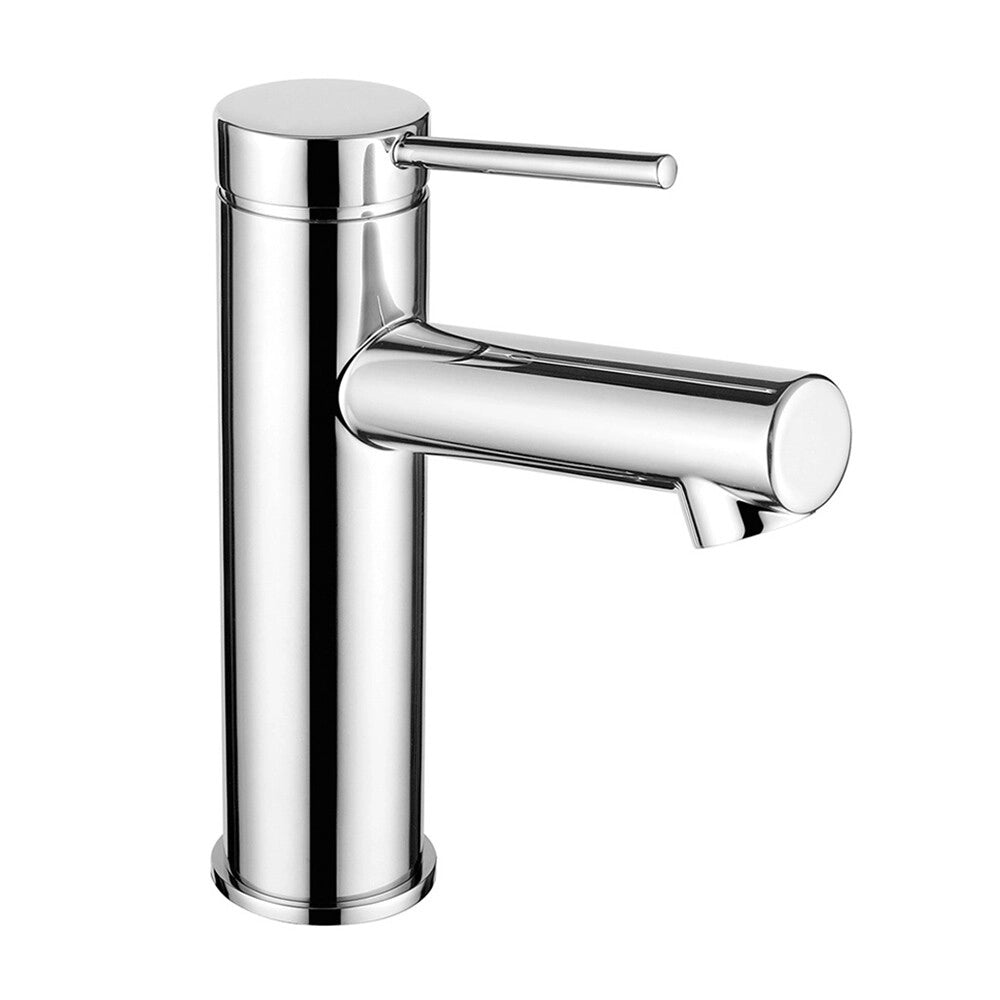 Miscelatore lavabo in ottone cromo con leva monocomando slim Alba
