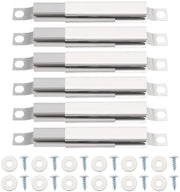 Componenti di ricambio 6 pezzi - Buis crossover regolabile 130mm/210mm - Acciaio inossidabile - Inclusi viti/pakking - Distribuzione uniforme del calore - Componenti di griglia