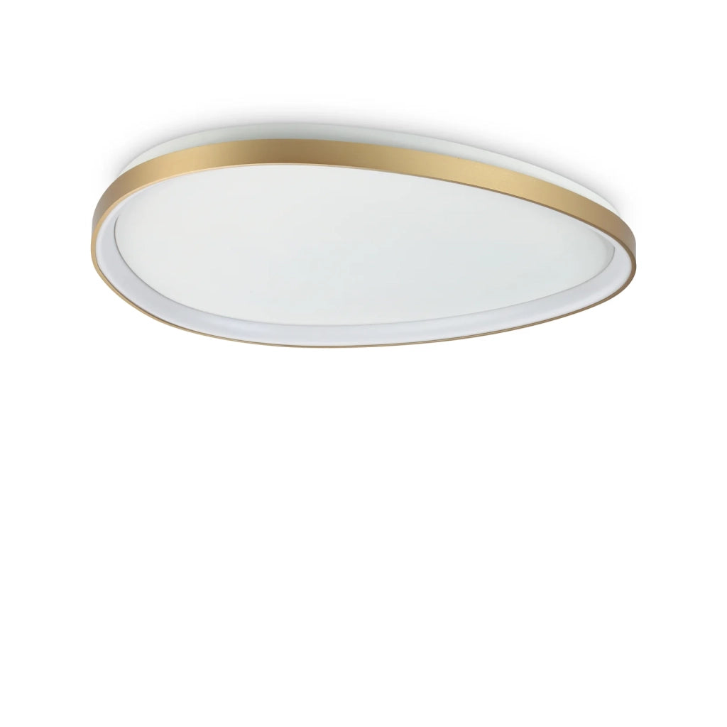 Plafoniera Gemini 42W Luce Naturale Ottone IP20 Dimmerabile Ideal Lux