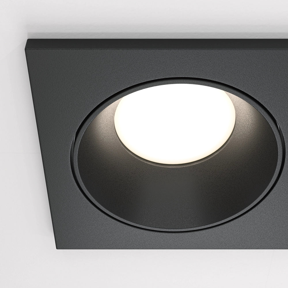 Faretto incasso soffitto Maytoni Zoom 2xGU10 IP65 nero