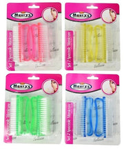 MAURY'S SPAZZOLINI PER MANICURE IN CONFEZIONE DA 2 PEZZI IN COLORI ASSORTITI