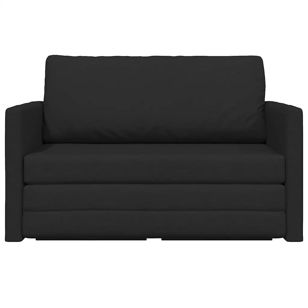 Divano letto | Sof¨¤ letto | Letto singolo 110cm Nero Tessuto