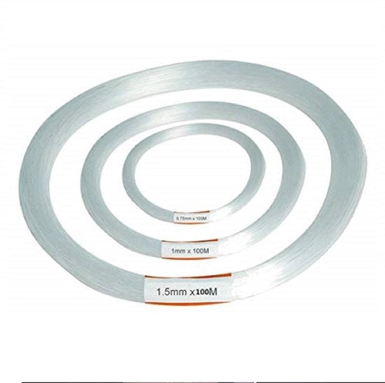 Cavo di fine per cavi 100 m - PMMA trasparente - decorazione LED - guida luce 0,75/1/1,5 mm - basso consumo energetico - flessibile e resistente - cavo a fibra ottica