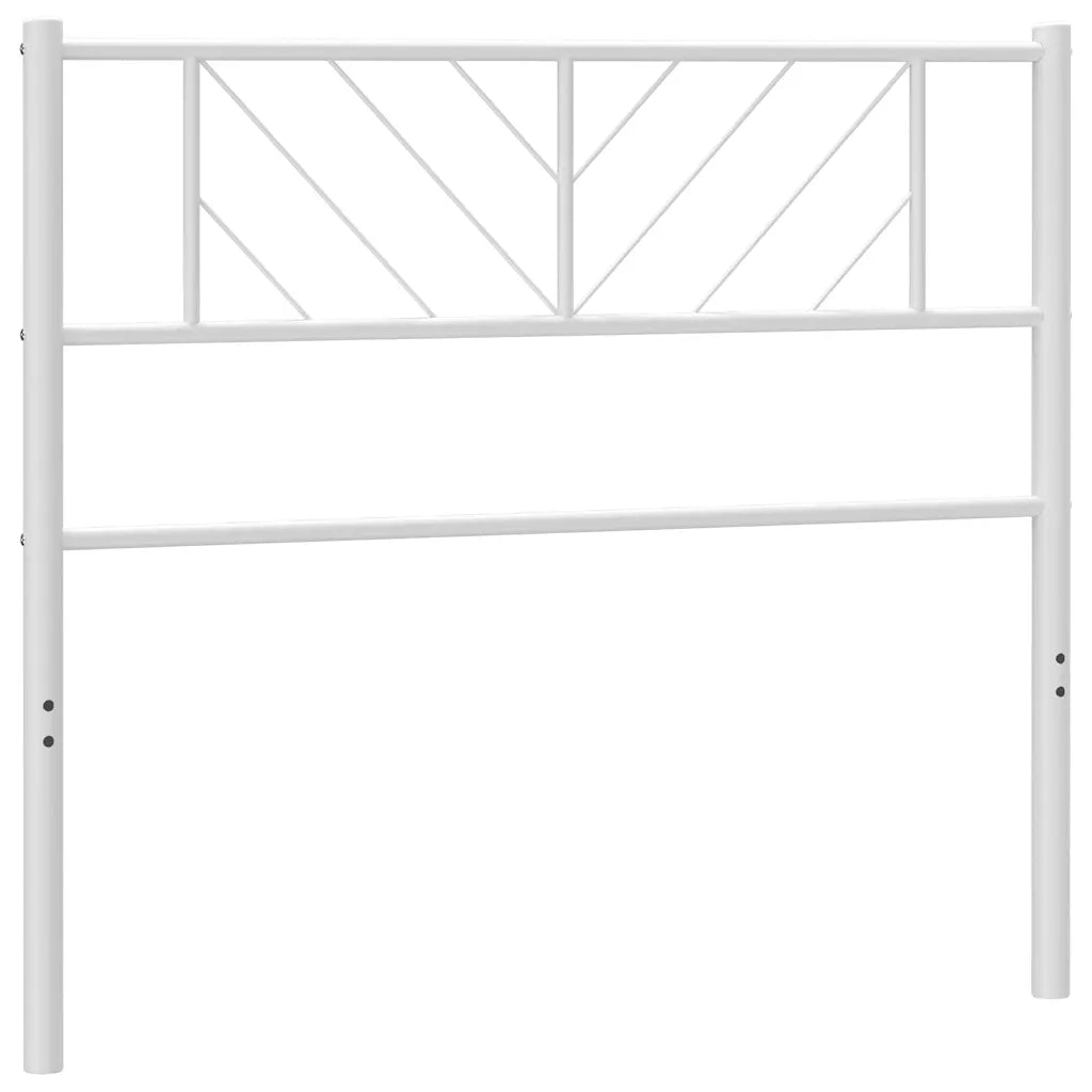 Testiera di Ricambio in Metallo Bianco 90 cm 372256
