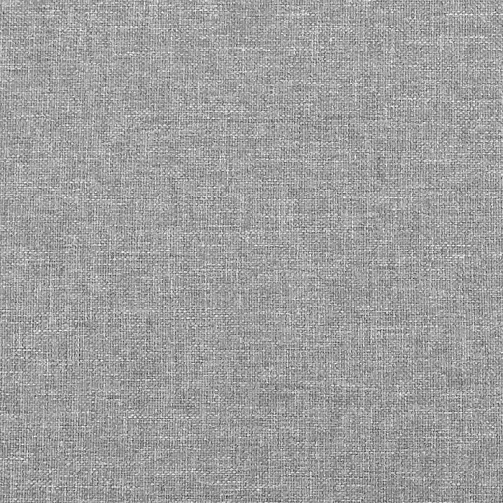 Struttura Letto a Rete a Molle Grigio Chiaro 80x200 cm Tessuto 3120566