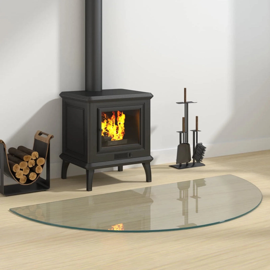 Piastra in vetro per camino Trasparente 1200 x 600 mm Vetro CFW2450427