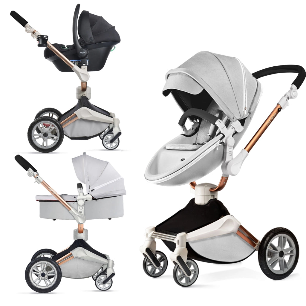 Carrozzina 2in1 con rotazione 360¡ã ¨C Minimal ¨C Grigio