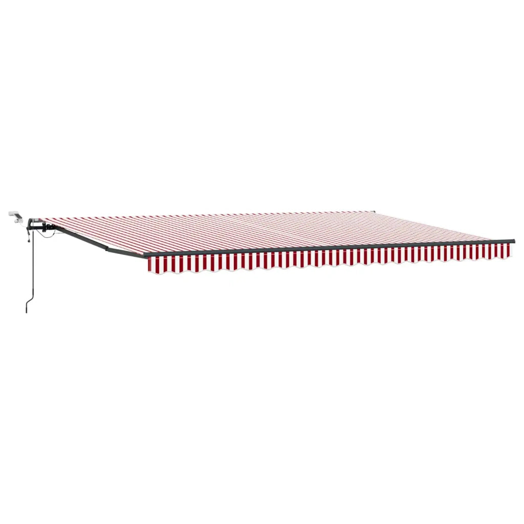 Tessuto per Tenda con Rosso e Bianco 500 × 350 cm Poliestere 3331500