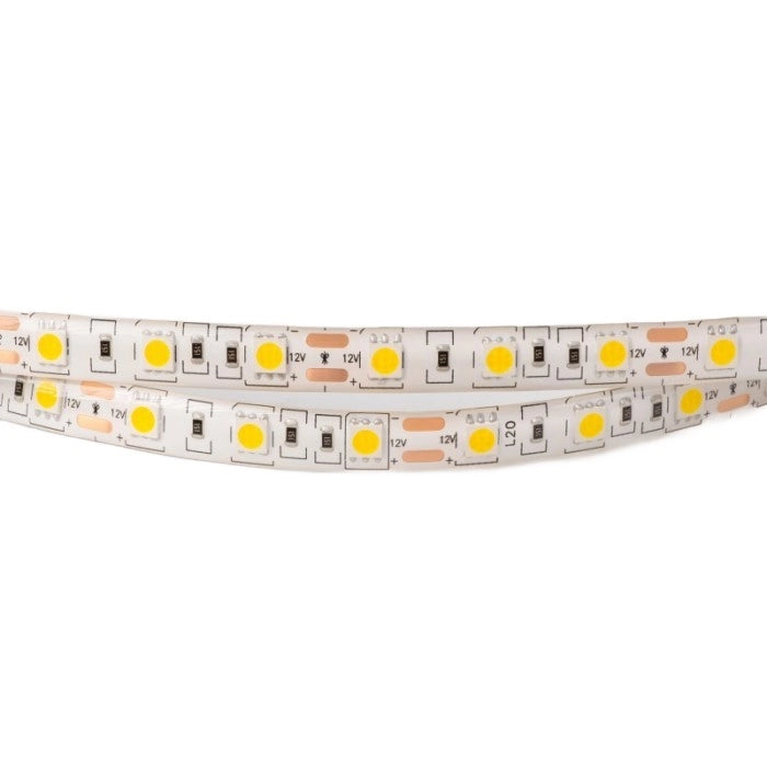 Striscia LED 5m 14,4W/m 12V 4000K IP63 dimmerabile Ecolight