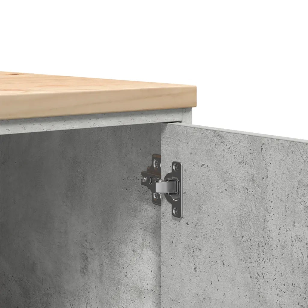 Armadietto da Garage Grigio cemento 40x51x85 cm 860565