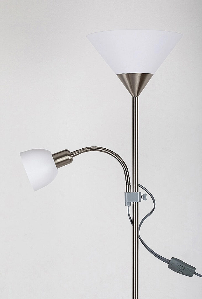 Lampada da terra Rabalux Action 4064 cromo E27+E14