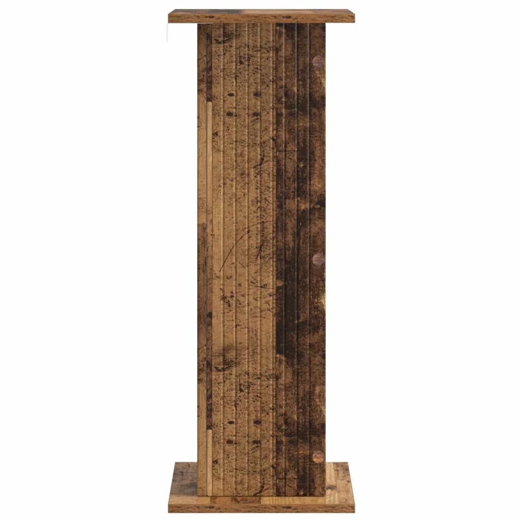 Supporto per piante | Sostegno per piante 2 pz Legno antico 30,5 x 30 x 80,5 cm