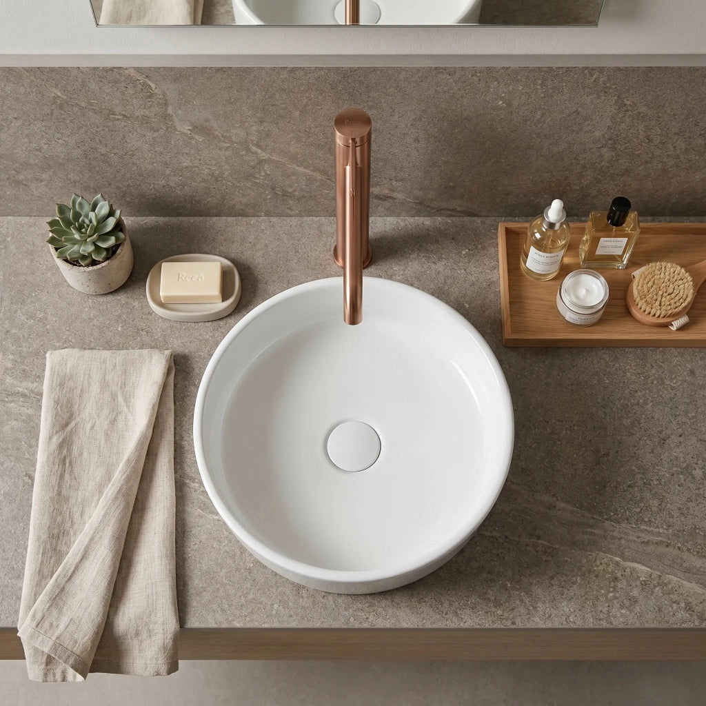 Rubinetto Da Bagno Rea Rivo Brush Copper