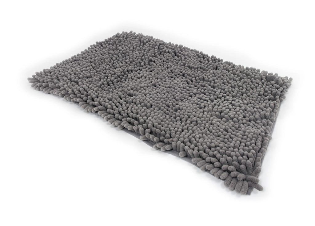 Tappeto Bagno Retro Gommato Antiscivolo Lavorazione Shaggy Modello Passatello - 60x120 - Stone
