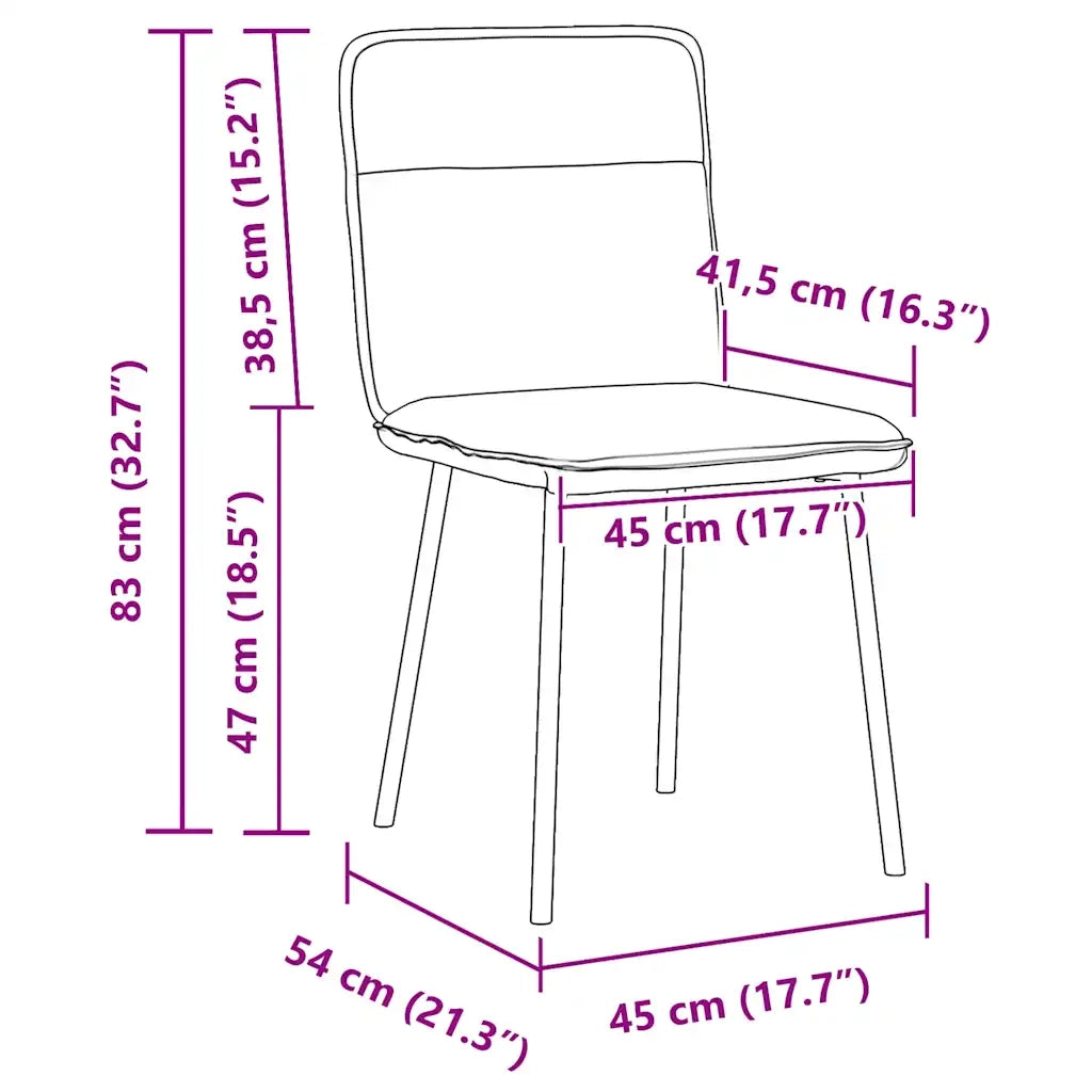Sedie da Pranzo 6 pz Grigio Chiaro in Velluto 3315579