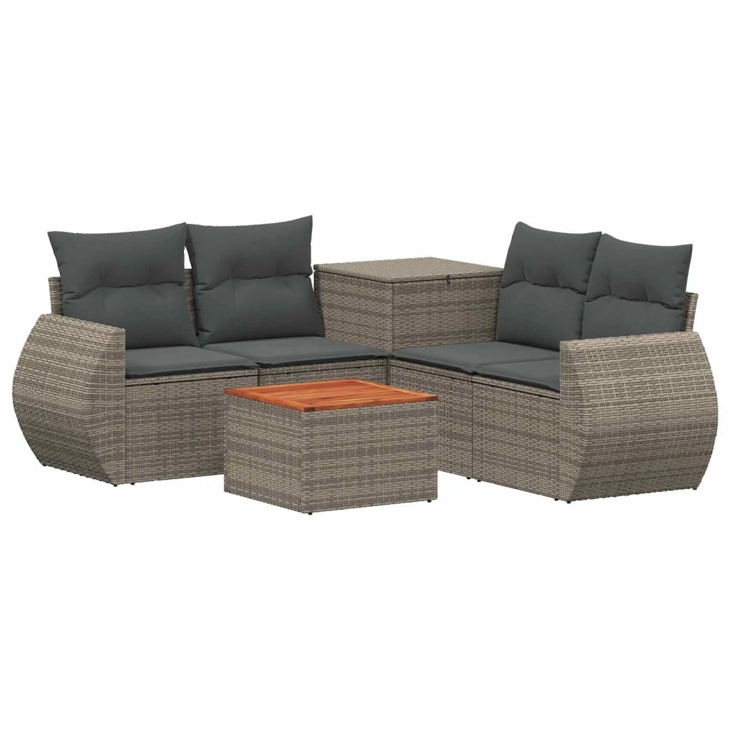 Set di divani 6 pz Grigio e Grigio Scuro 3447518