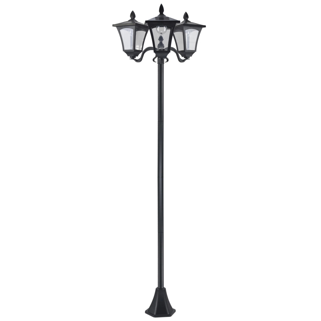 Lampada da giardino solare LED 3 luci ¨C Minimal ¨C grigio 182.5 cm IP44