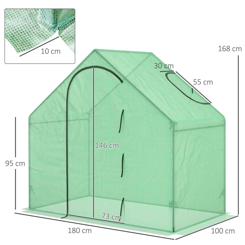 Serra da Giardino ¨C Minimal ¨C Verde 180x100x168 cm