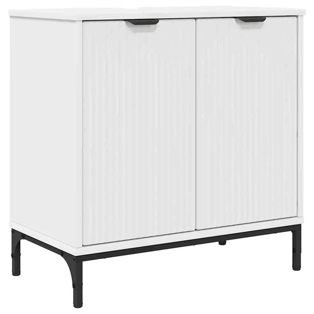 Armadio per Lavabo da Bagno Bianco 60,5 x 33,5 x 61 cm 883414