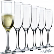 Set di 6 bicchieri da champagne/prosecco KADAX da 210 ml