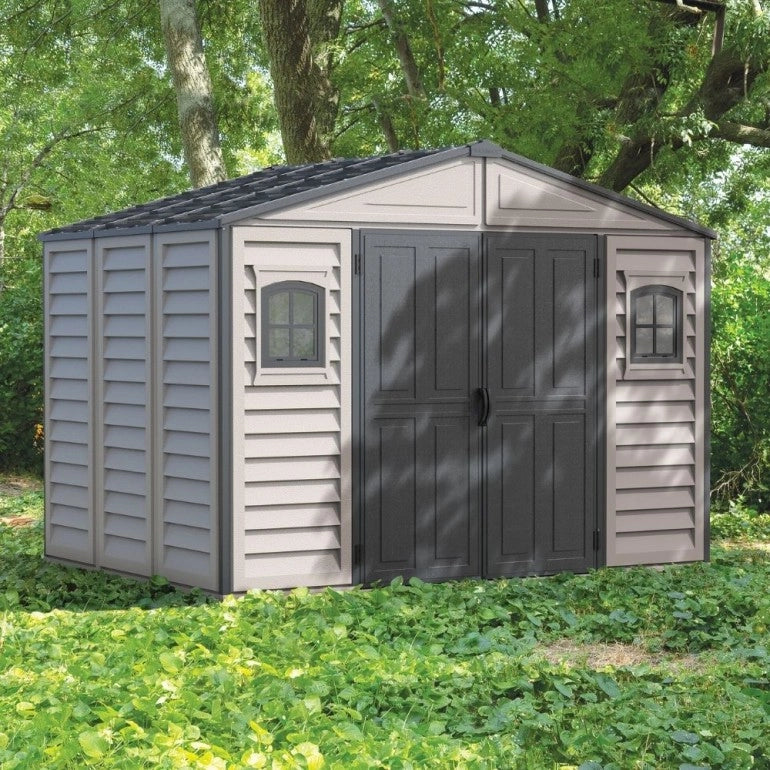 Casetta in PVC WoodBridge  V2 10,5'x8' Ezooza 319 x 240 x 233 cm319 x 240 x 233 cm