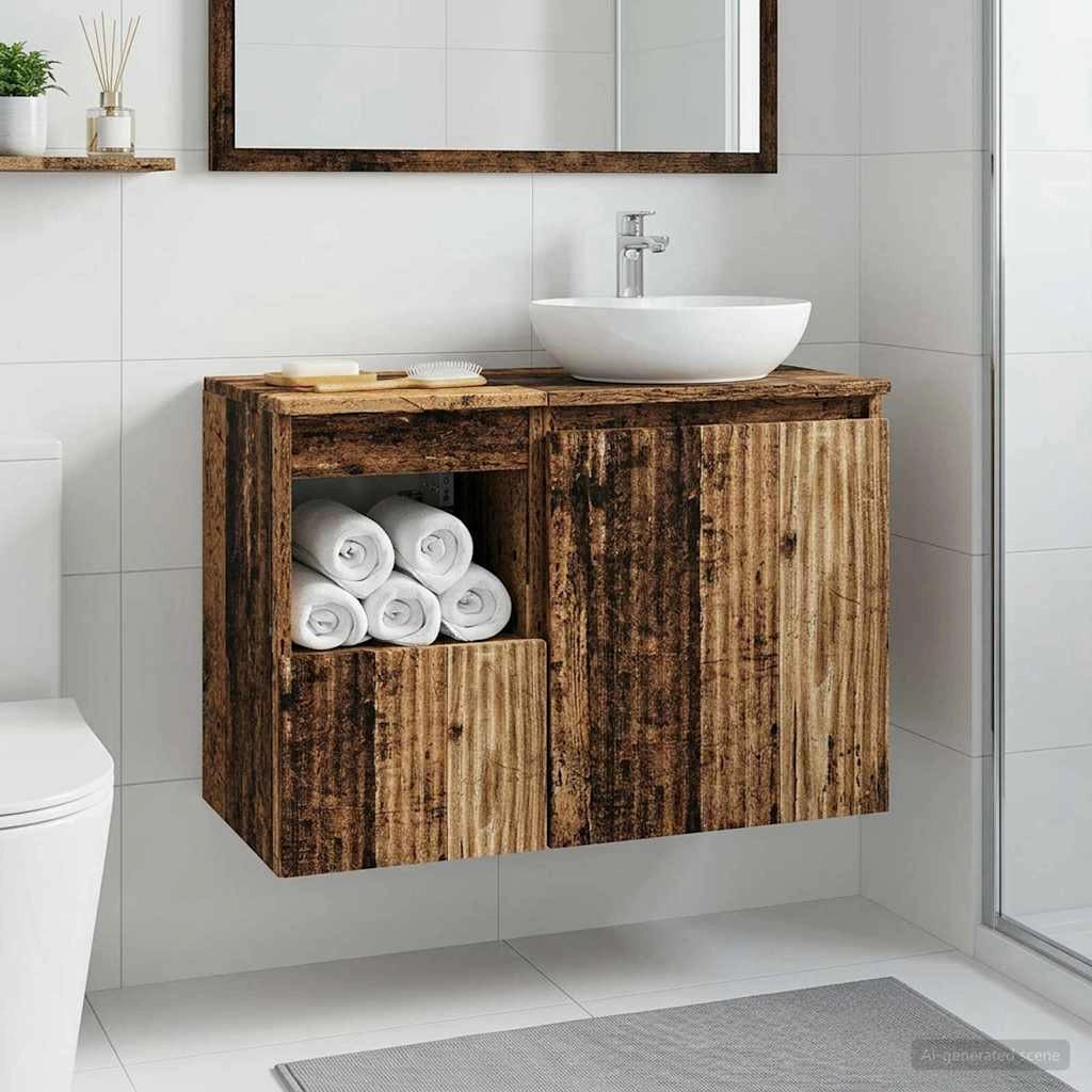 Mobile da Bagno Legno antico 30 x 41 x 50 cm 890500