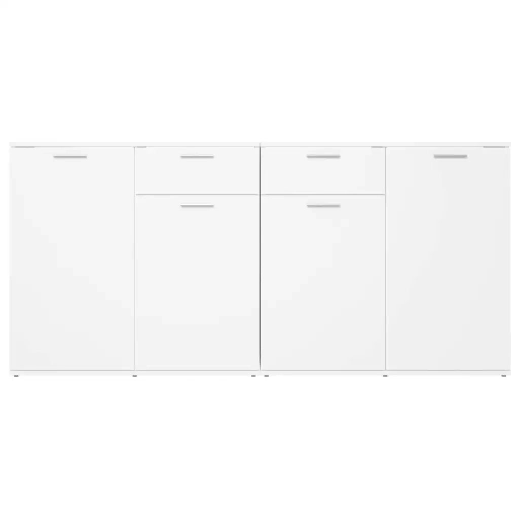 Credenza Bianca 160x36x75 cm in Truciolato