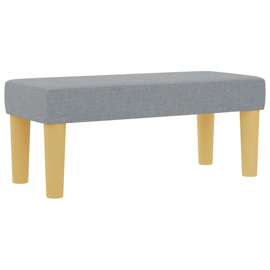 Letto a molle con testiera Grigio chiaro 200 x 80 cm Tessuto 3344331