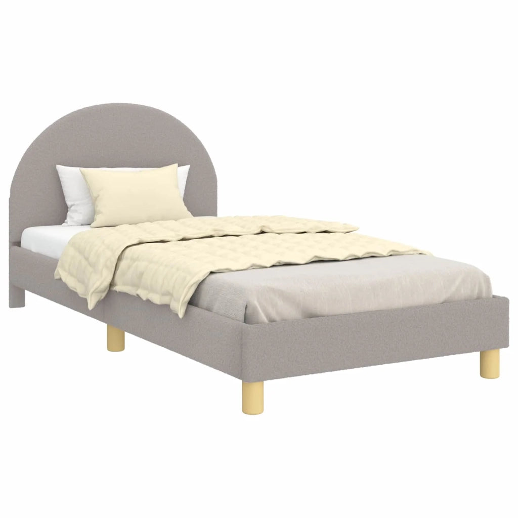 Struttura letto bambini con testata-Giroletto per bambini Grigio Chiaro 80 x 200 cm 801914