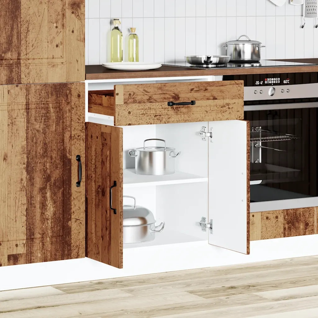 Base da Cucina Kalmar Legno Vecchio in Legno Multistrato 853495