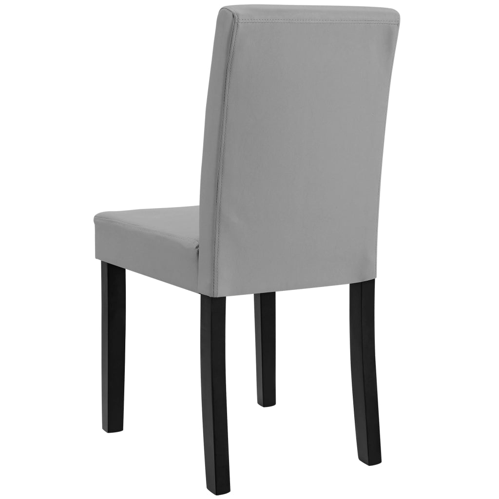 Set Hamburg di 2 Sedie Imbottite da Sala - Grigio Chiaro [en.casa]