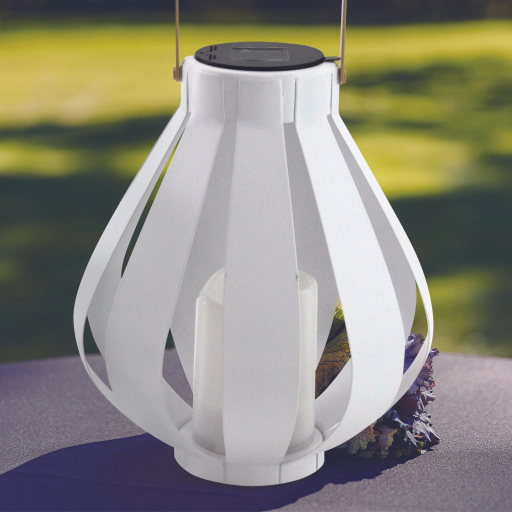 Lanterna solare LED bianca IP44 metallo AHOBRO Polux