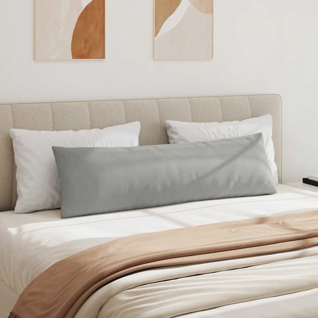 Cuscini da Divano 2 pcs Grigio chiaro 145 x 40 cm Tessuto 42013855
