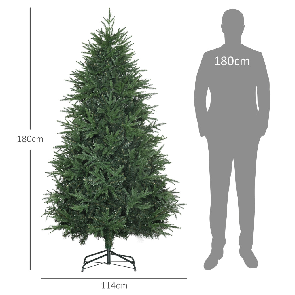 Albero di Natale Artificiale ¨C Xylo ¨C Verde, 180 cm, Effetto Realistico