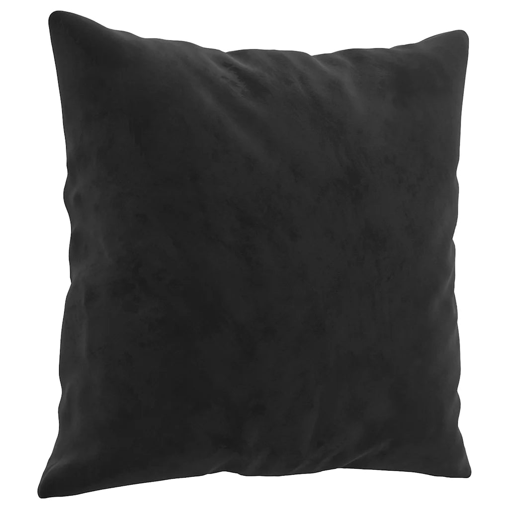 Divano a 2 Posti con Cuscini-Sofa 2 Posti con Cuscini Nero 120 cm in Velluto 976691