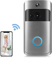 Deurbelcamera 1080P con visuale ampia, audio bidirezionale 2.4G, sistema di intercom video per ingresso porta.