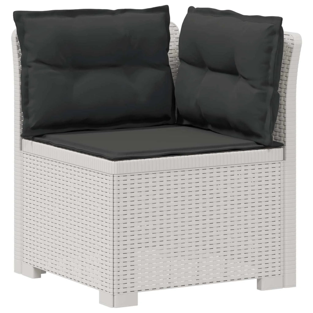 Divano da esterno-Divano da Giardino a 2 Posti con Cuscini Aspetto Rattan PP 308631
