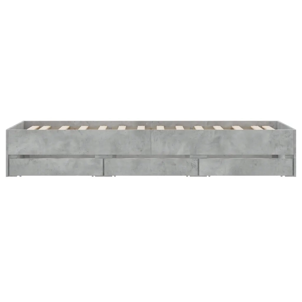 Giroletto Cassetti Grigio Cemento 75x190 cm Legno Multistrato 3207332