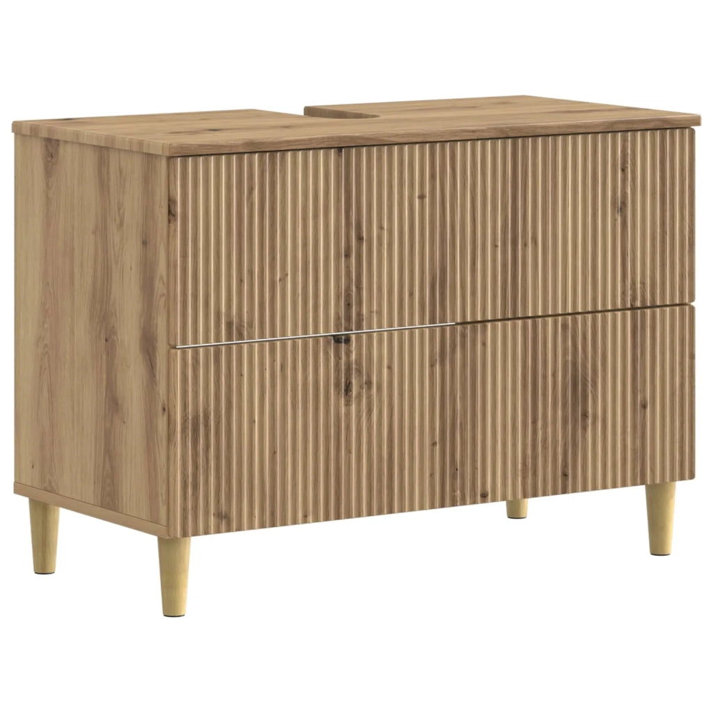 Set di Mobili da Bagno da 4 Pezzi ARNHEM Rovere Artigianale 3417935