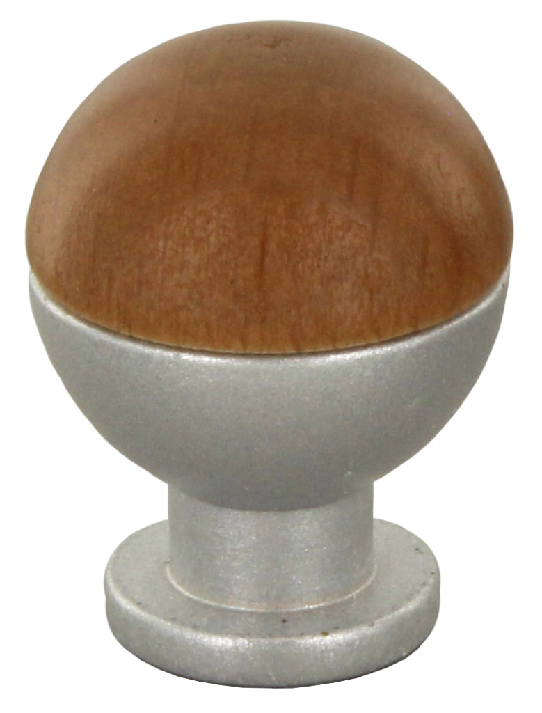 POMOLO SFERICO LEGNO OTT 735B D 18 MM NOCE CH- BOTTER LUIGI- 25,0 pz