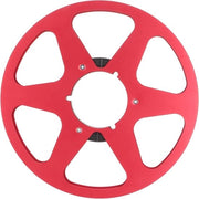 Spazzola per registrazione su aluminio da 105 pollici con 6 aperture di resistenza al vento - Adatta per registrazione - Rosso.