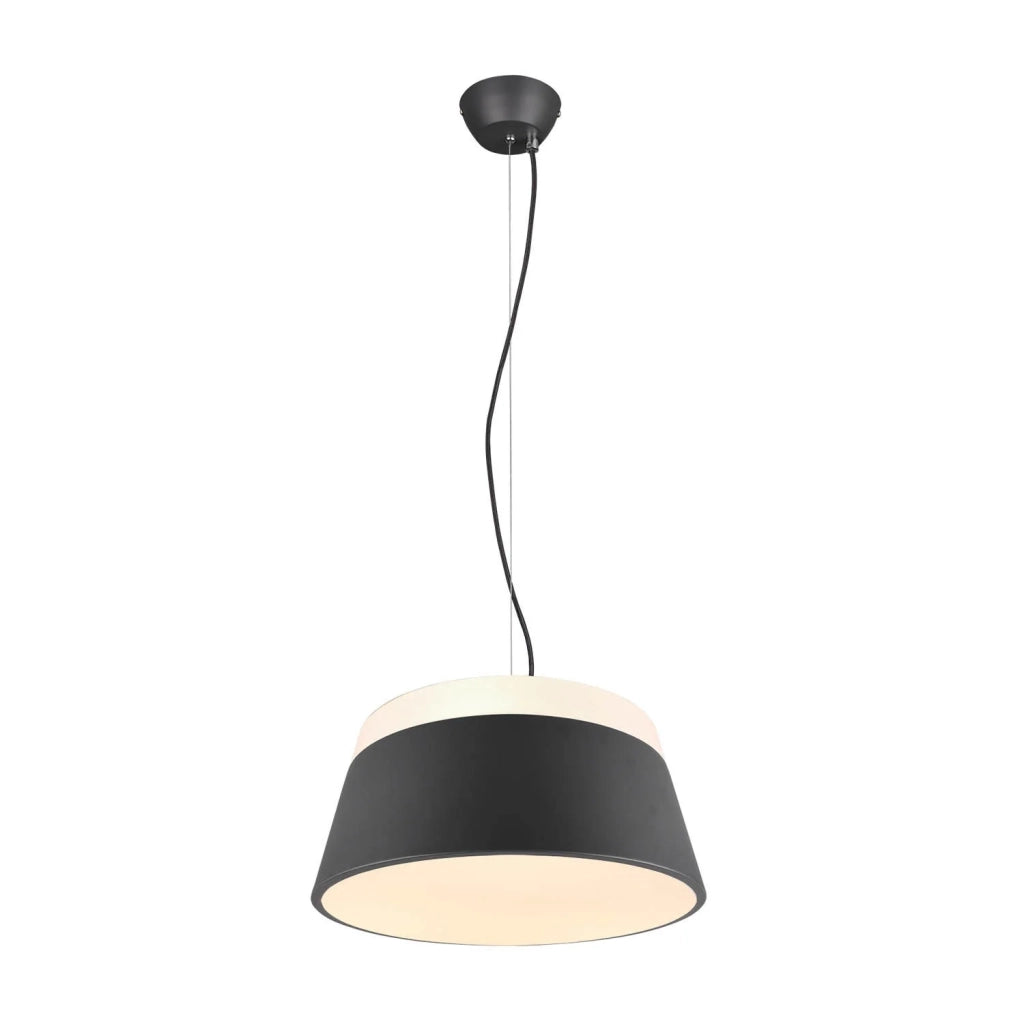 LÚZETE - LÁMPARA DE TECHO DUQUESA METAL NEGRO 45CM