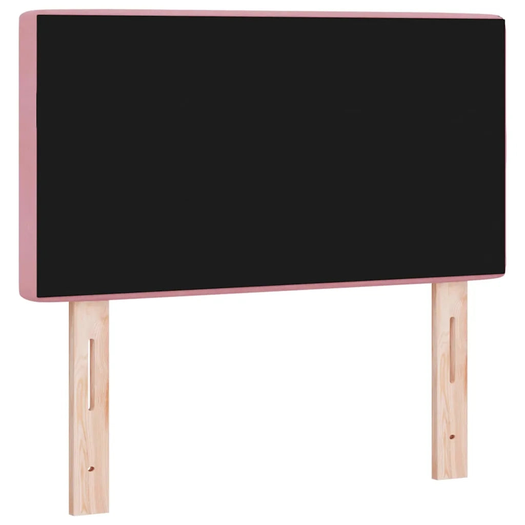 Testiera | Testata Rosa 80 cm Velluto