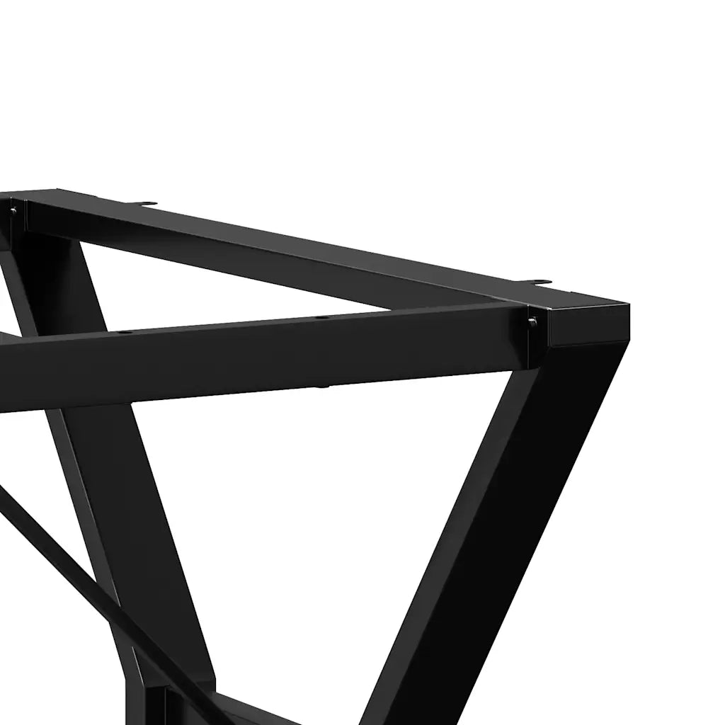 Telaio Gambe a Y per Tavolo da Pranzo 80x40x73 cm in Acciaio