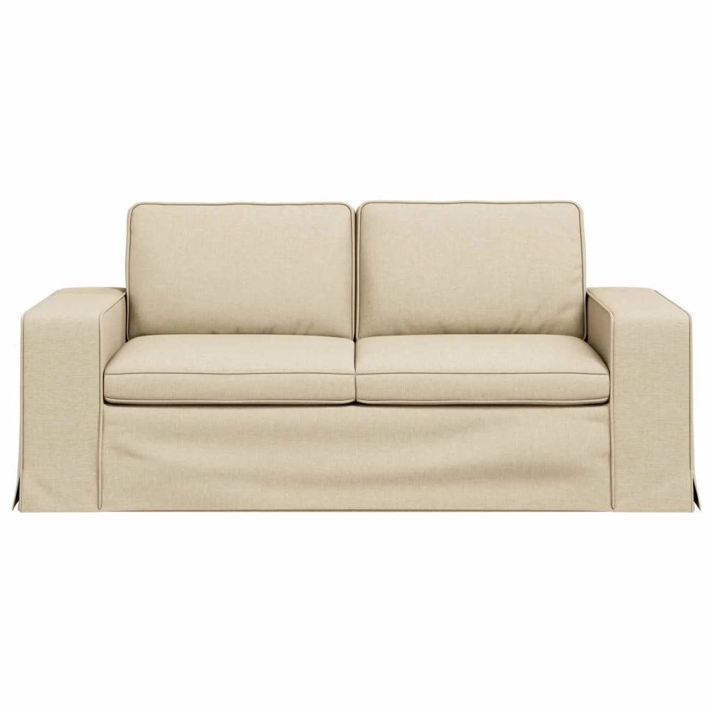 Divano Crema 182 x 80 x 82 cm Tessuto 42024395