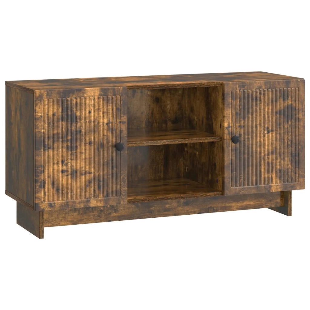 Mobile TV-Credenza per TV 102 x 34,5 x 50 cm Rovere Fumo Legno ingegnerizzato 244306