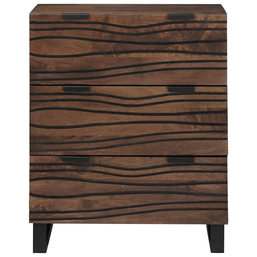 Credenza Marrone 60 x 33.5 x 75 cm Legno massello di mango 4018011